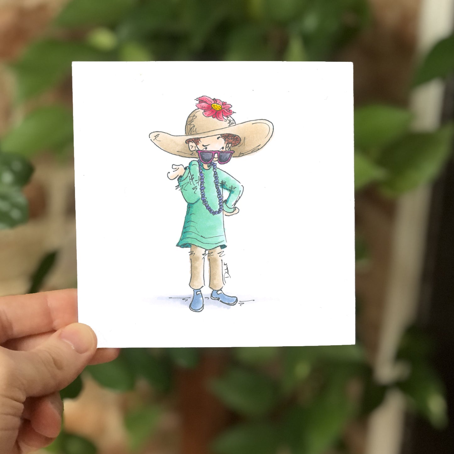 Does anyone still wear a hat? (Card)
