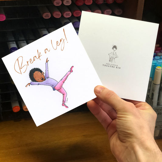 Break a Leg - Kick! (Card)