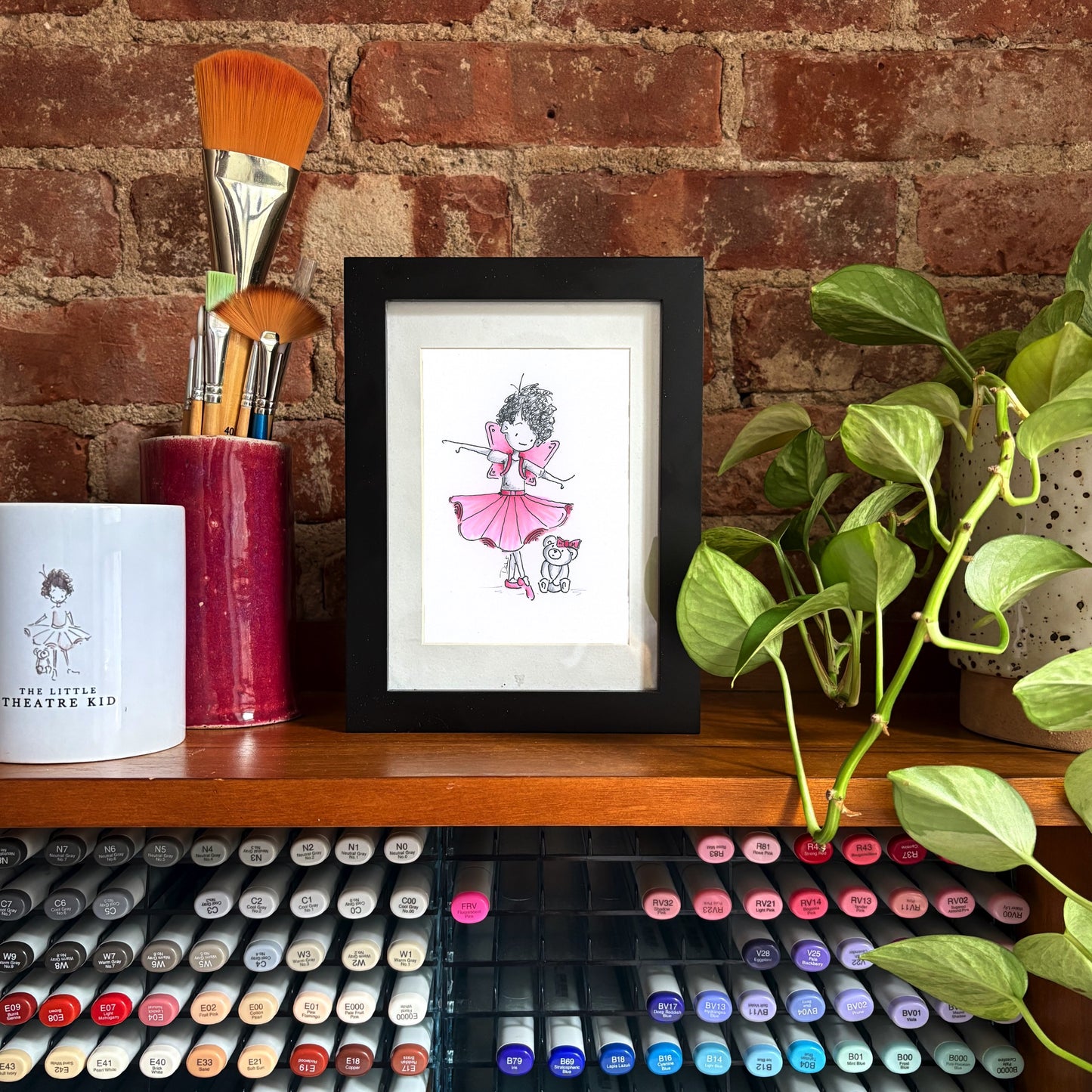 Pink Fairy Wings (Little Print)