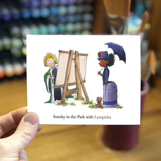 Sunday in the Park with Lempicka (Card)