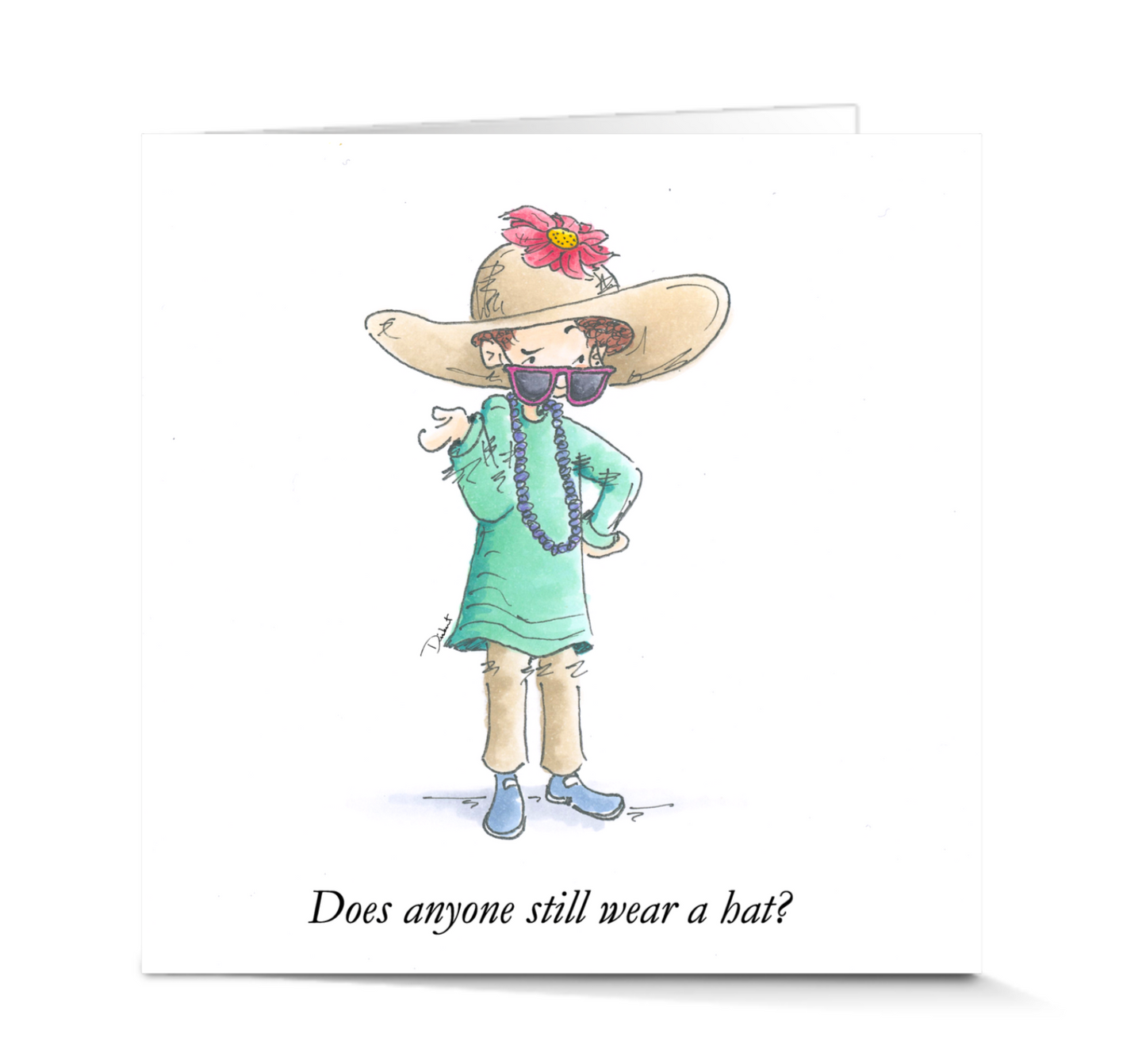 Does anyone still wear a hat? (Card)
