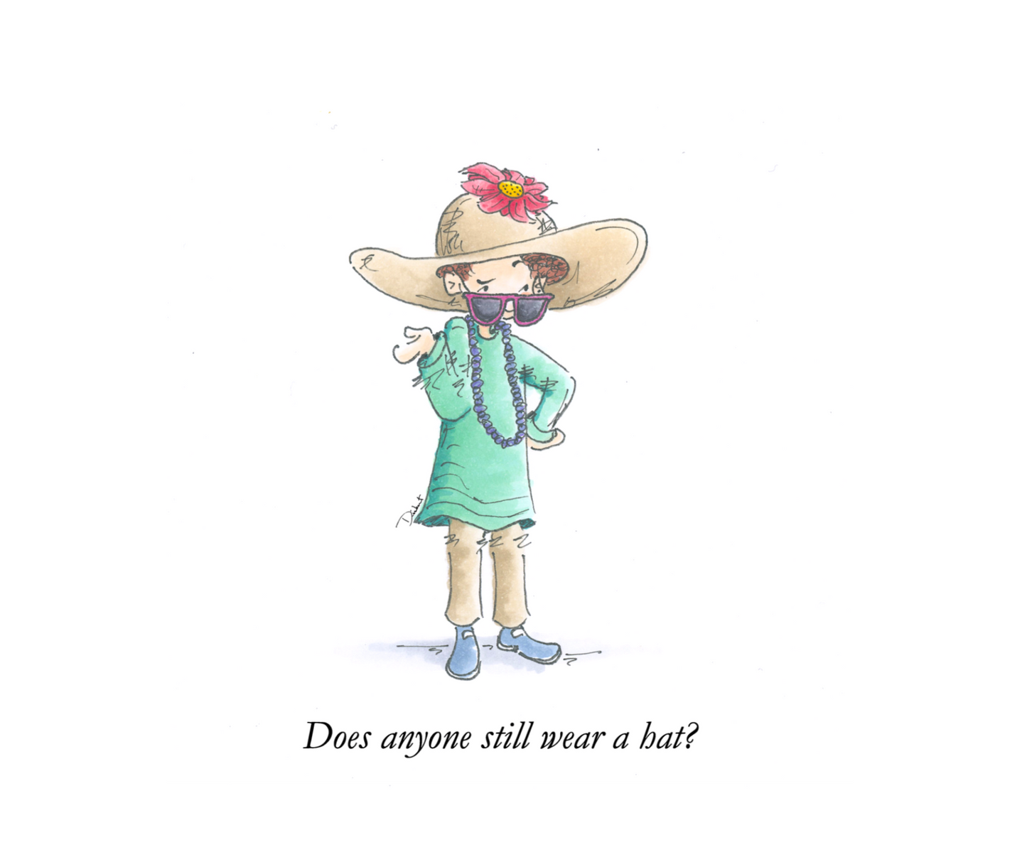 Does anyone still wear a hat? (Card)