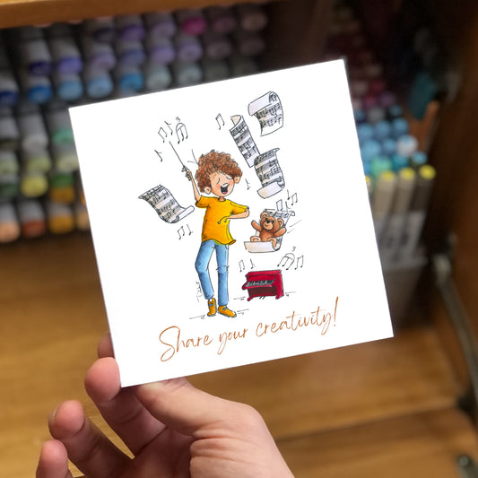 Share Your Creativity (Card)