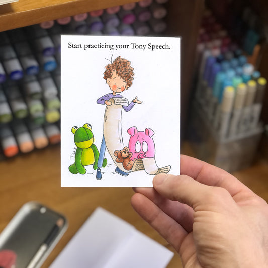 Tony Speech (Card)