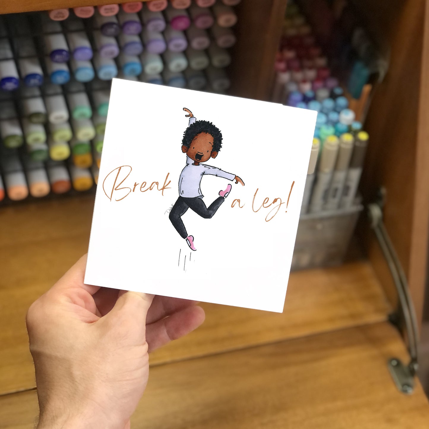 Break a Leg - Jump! (Card)