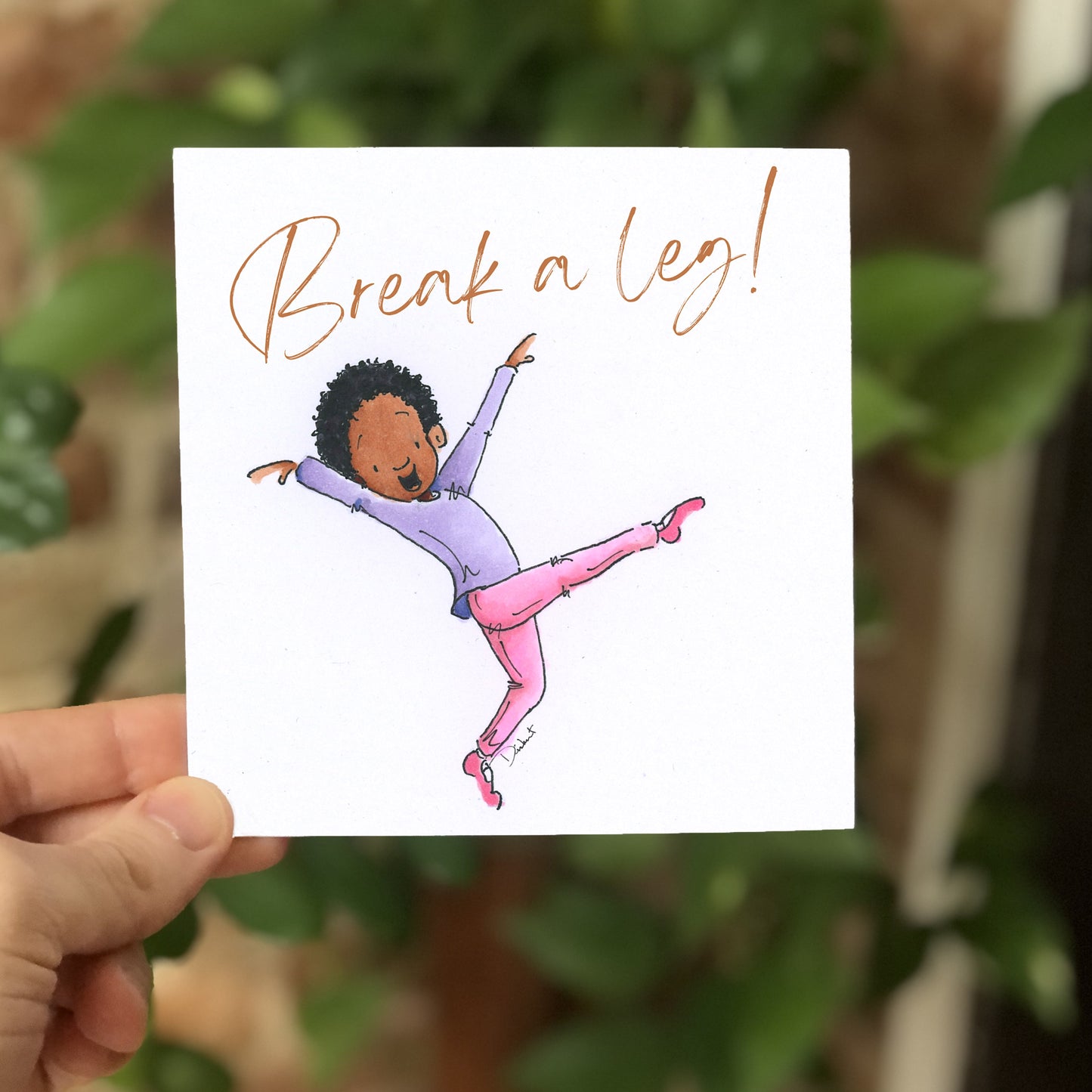 Break a Leg - Kick! (Card)