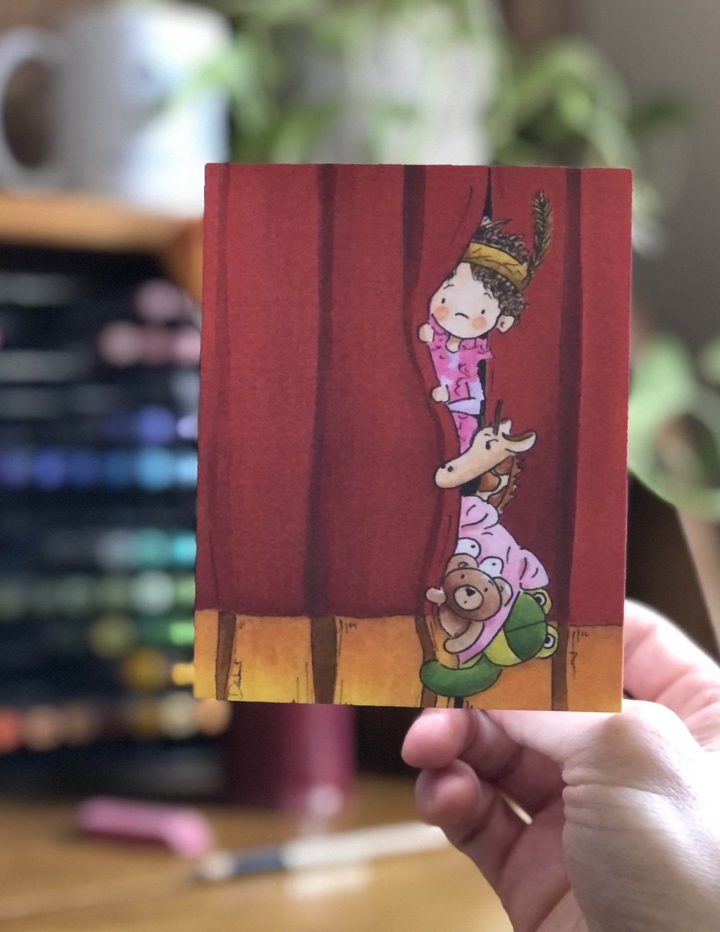 A Little Peek (Card)
