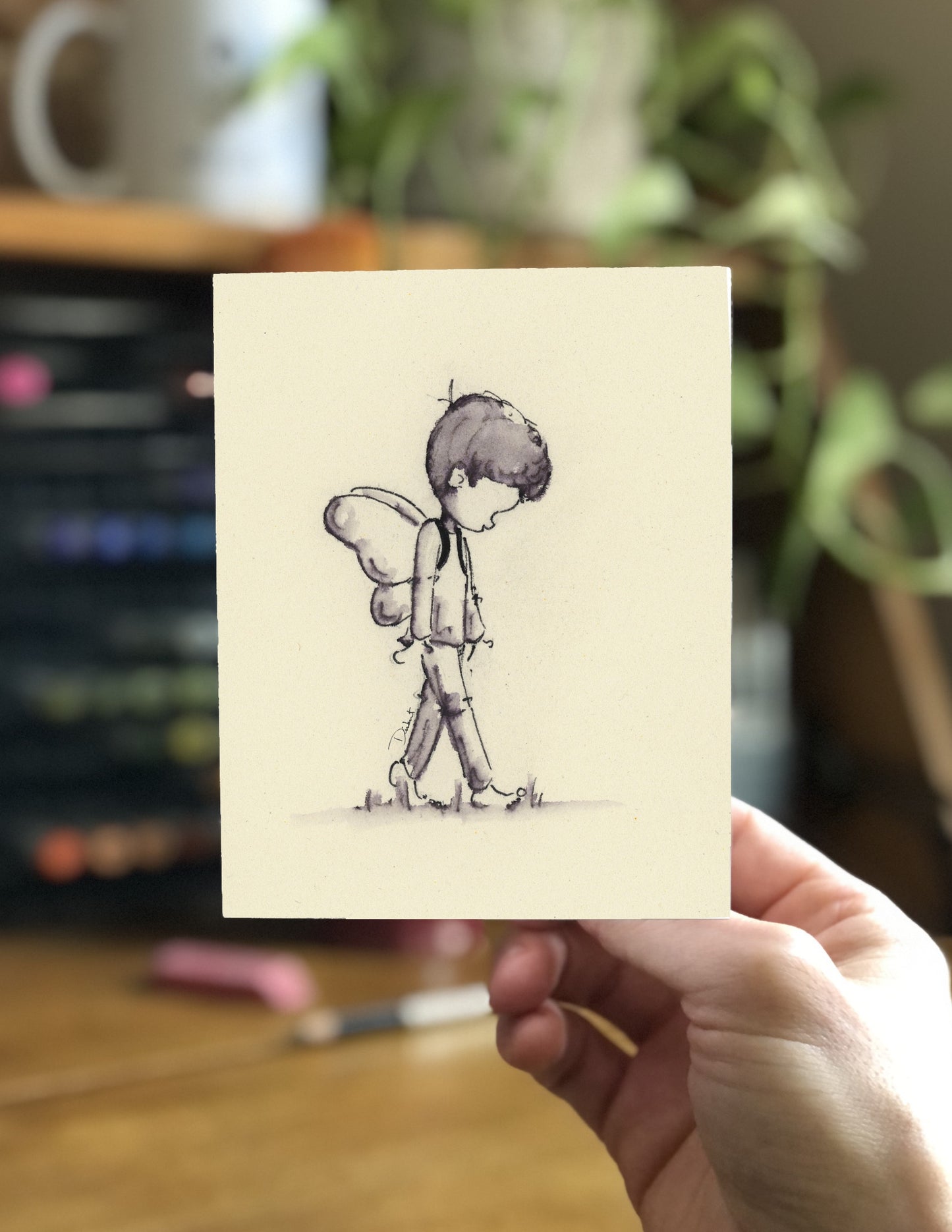 A Pensive Fairy (Card)