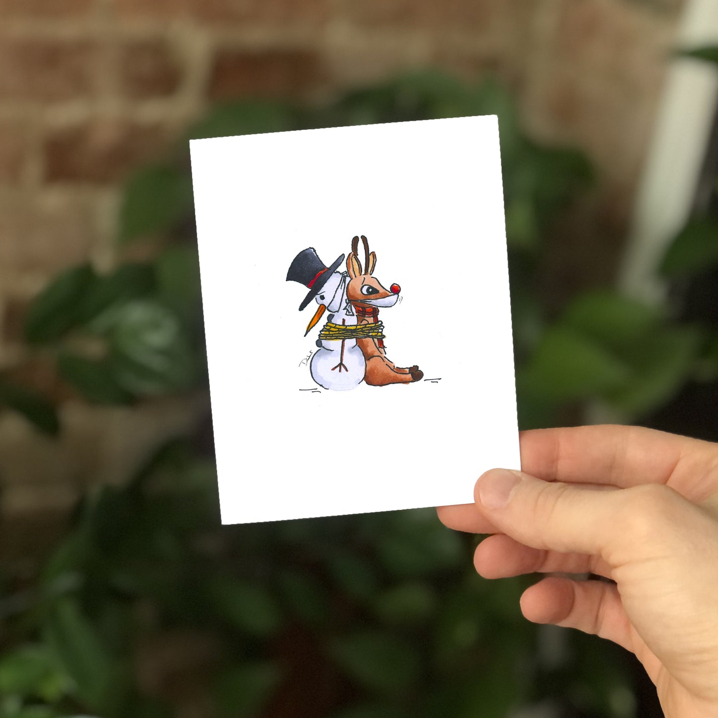 Rudolph and Frosty's Understudy (Card)