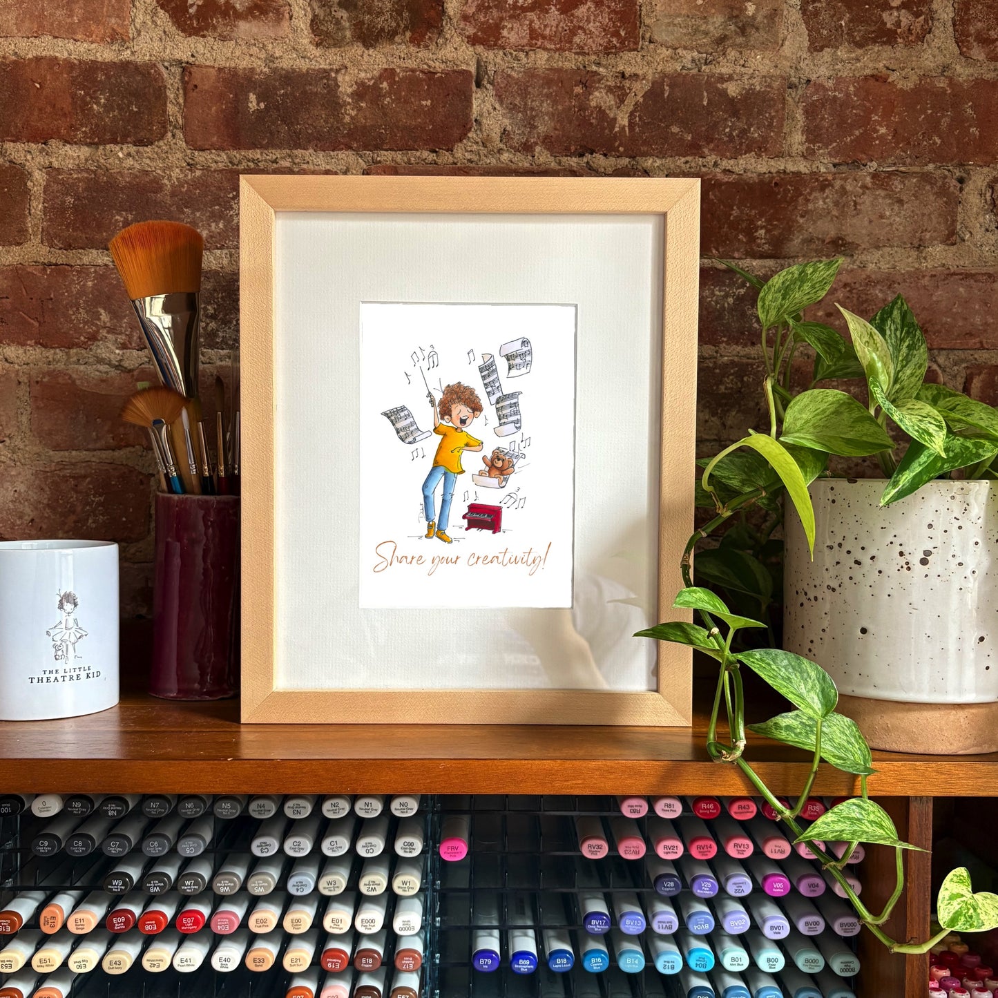 Share Your Creativity (Fine Art Print)