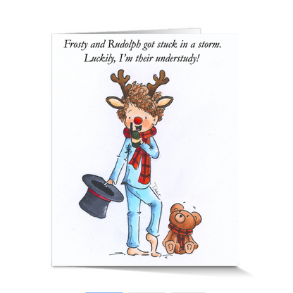 Rudolph and Frosty's Understudy (Card)