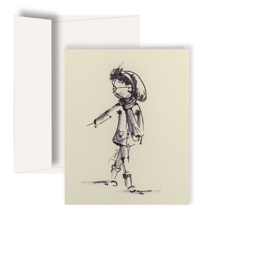 Auditioning for Oliver (Card)