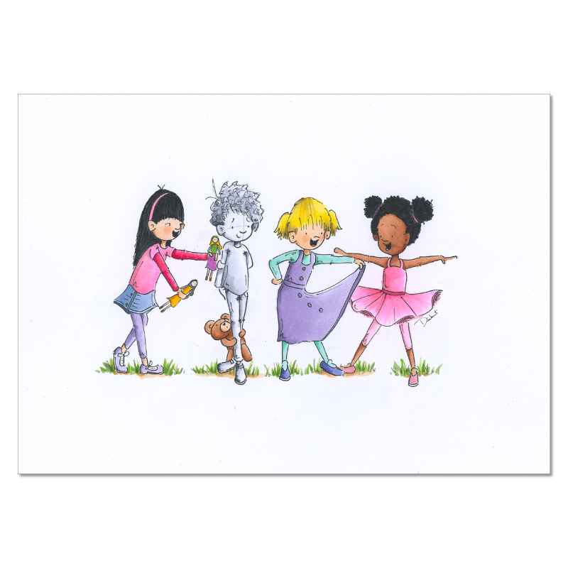 One of the Girls (Fine Art Print)