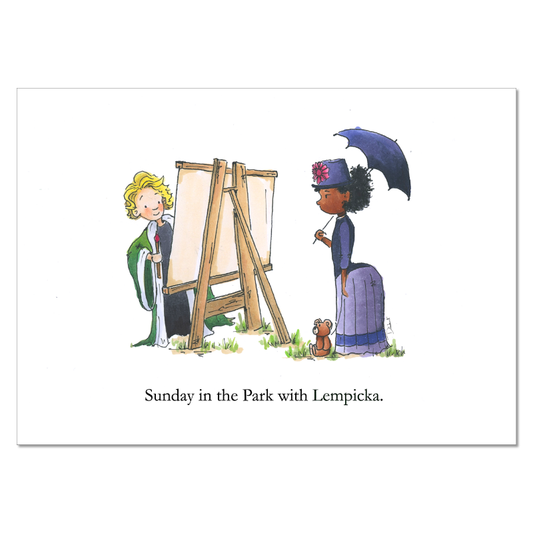 Sunday in the Park with Lempicka (Little Print)